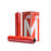 Red 20mu Premium Hand Stretch Film Roll 500mm x 300mt x 4 Rolls