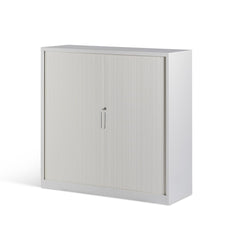 Milano 1200mm x 1200mm Storage Tambour - Luxe White