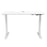 Mondo Lypta Height Adjustable Desk, 1200mm x 600mm, White Frame, White Top