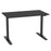 Mondo Lypta Height Adjustable Desk, 1200mm x 600mm, Black Frame, Black Top