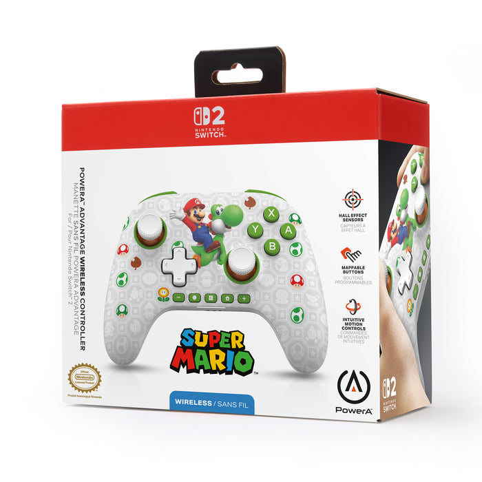Powera Advantage Wireless Controller Mario Yoshi Nintendo Switch 2