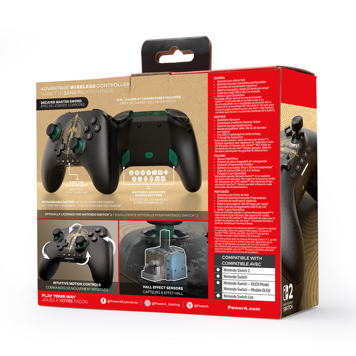 Powera Advantage Wireless Controller Decay Nintendo Switch 2