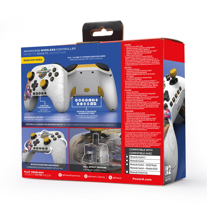 Powera Advantage Wireless Controller Mario Kart Nintendo Switch 2