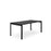 Novah Straight Desk 1200mm x 600mm - Black frame / Black Woodgrain top MG_NOVDSK_B_126B