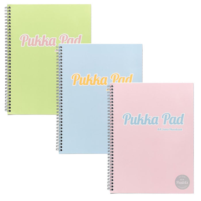 Pukka A4 Pastel Jotta Notebook Green