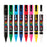 Uni Posca PC-5BR Brush Tip Marker 1-4mm Medium, 8 Pack Assorted Colours