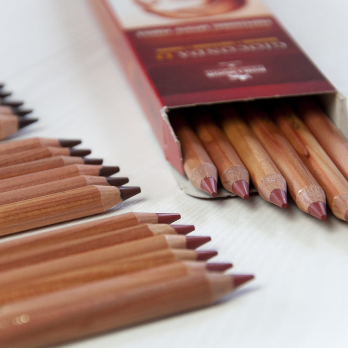 Koh-I-Noor Hardtmuth Gionconda Sketching Pencils Sepia Dark Box of 12 (8804)