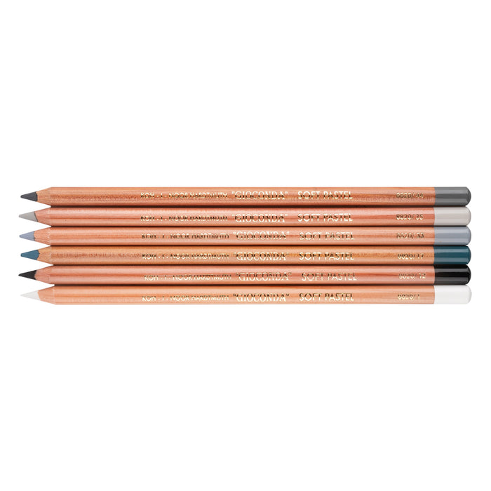 Koh-I-Noor Gioconda Art Greytone Pencils 6's pack (882608)