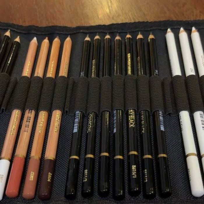 Koh-I-Noor Textile Roll Pencil Case for 72 Pencils
