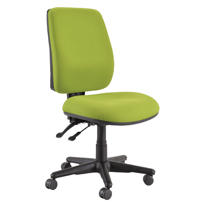 Buro Roma 2 Lever High Back Ergonomic Office Chair, Assembled, Nylon Base, Green