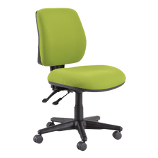 Buro Roma 2 Lever Mid Back Office Chair, Nylon Base, Green