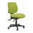 Buro Roma 3 Lever Mid Back Office Chair, Green Fabric, Nylon Base, Assembled