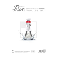 ShinHan PWC Extra Fine Watercolour Trial 104 Dot Chart