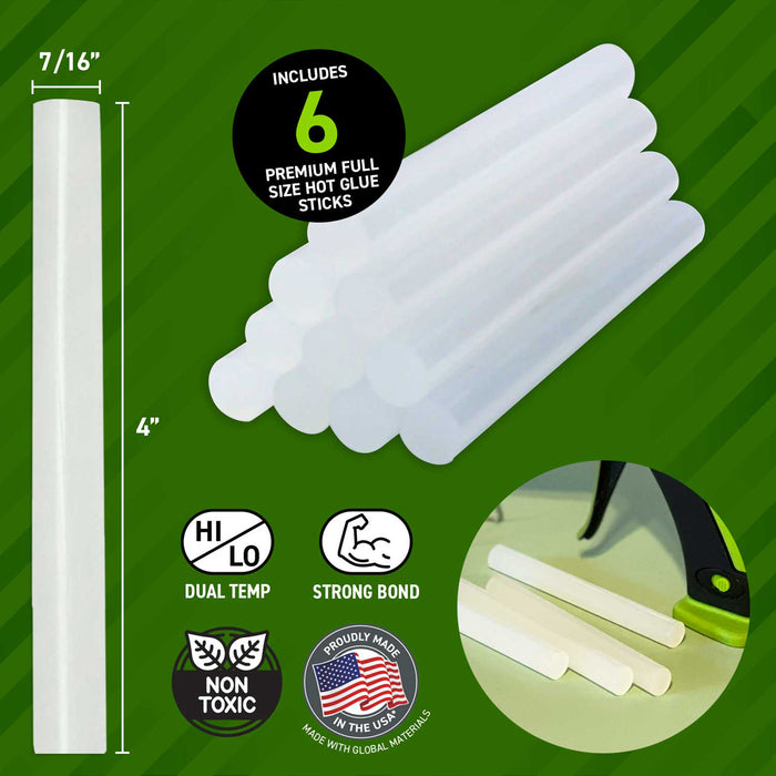 Surebonder All Purpose Temperature Full Size Glue Sticks 4" x 6's Pack