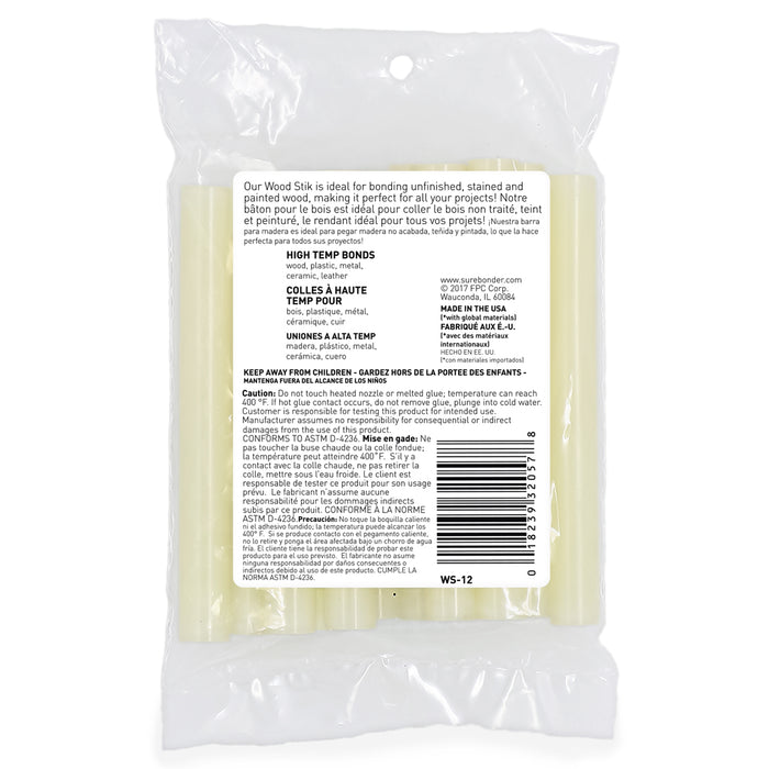 Surebonder Full Size Wood Glue Stiks 4" x 12's Pack