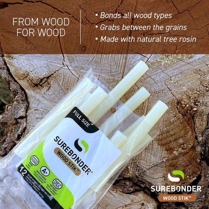 Surebonder Full Size Wood Glue Stiks 4" x 12's Pack