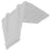 Polypropylene Corner Protectors, White, 19mm, 50mm x 45mm x 1000 pieces