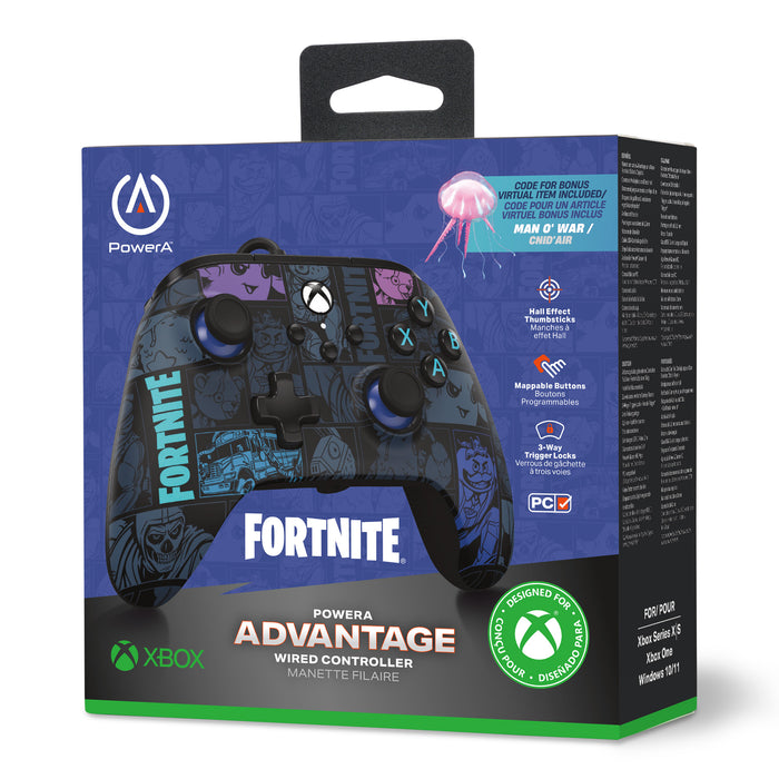PowerA Advantage Wired Controller for Xbox Series X|S – Fortnite Victory Royale