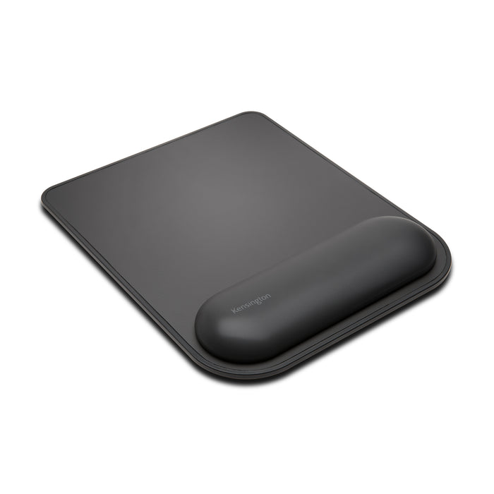 Kensington Ergosoft Mousepad Black With Wrist Rest, Ergonomist Approved