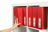 Marbig Overlay Insert Cover A4 Ring Binder 2/50 - Red