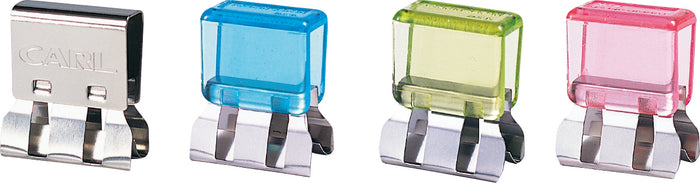 Carl Mori Clip Clip Paper Mc53a Medium Assorted Colours (Box of 18)