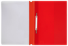 Marbig A4 Deluxe Flat File, Clear Front Cover, Red