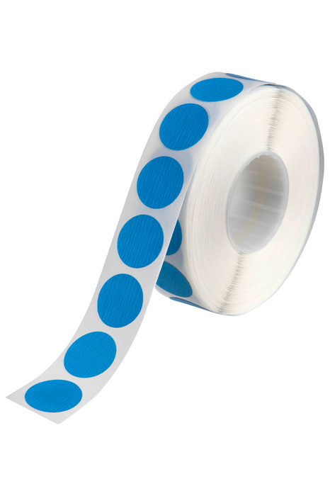 Quikstik Blue Circular Labels 14mm