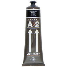 A2 Lightfast Heavy Body Acrylic Paint 120ml - Ivory Black CX177949