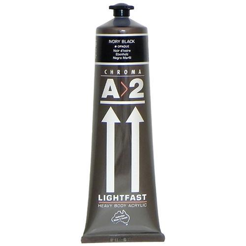 A2 Lightfast Heavy Body Acrylic Paint 120ml - Ivory Black CX177949