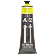 A2 Lightfast Heavy Body Acrylic Paint 120ml - Light Yellow CX177937