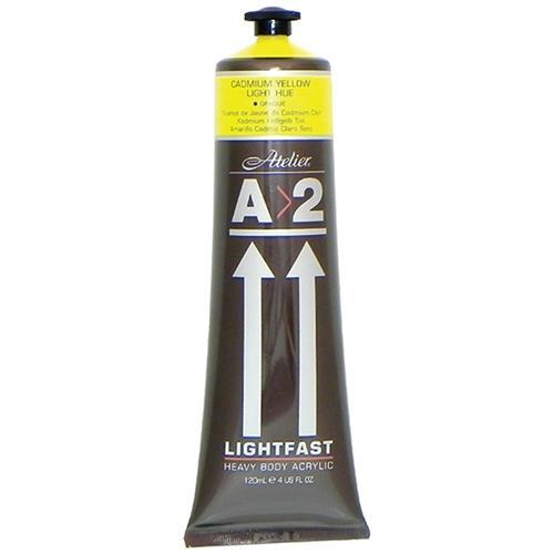 A2 Lightfast Heavy Body Acrylic Paint 120ml - Light Yellow CX177937