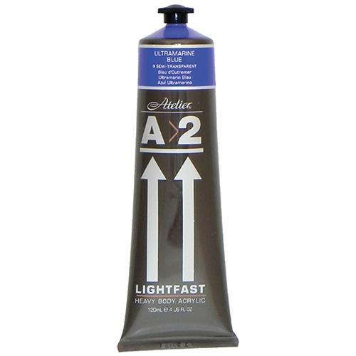 A2 Lightfast Heavy Body Acrylic Paint 120ml - Ultramarine Blue CX177959