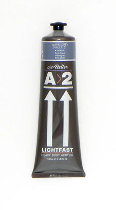 A2 Lightfast Heavybody Acrylic 120ml - Warm Grey CXA2695