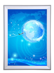 A2 Wide Snap Frame, Silver, 637mm x 463mm x 18mm (Fits A2 Poster) LX83002