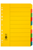 Marbig A4 Cardboard Coloured Indices/Divider, 10 Tab