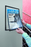 A3 Duraframe Durable Self Adhesive Poster / Sign Holder - 2's Pack Black Frame AO487301