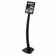 A3 Manhattan Floor Standing Sign Holder Black LX693504-A3