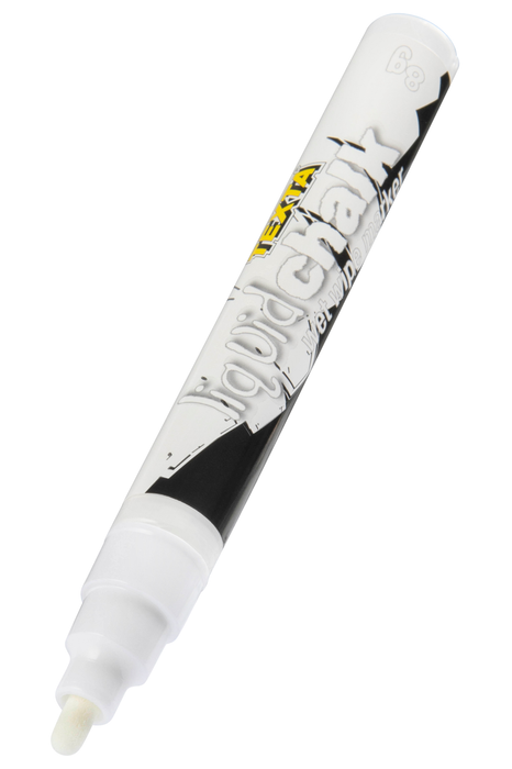 Texta Liquid Chalk Marker Bullet Wet Wipe White