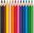 Maped  Strong Mini Colour Pencils 12's pack (862812)