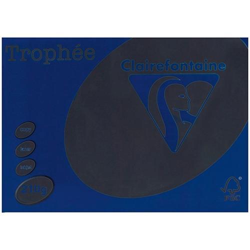 A4 210gsm Trophee Card Black x 100's Pack DP15789