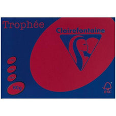 A4 80gsm Trophee Paper Bright Red x 500's Pack DP15734