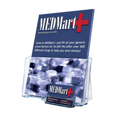 A4 Brochure & Business Card Holder LX77101