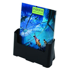 A4 Brochure Holder Single Pocket - Black LX97004