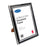 A4 Document Frame Black & Silver AOQFBLKSILVA4