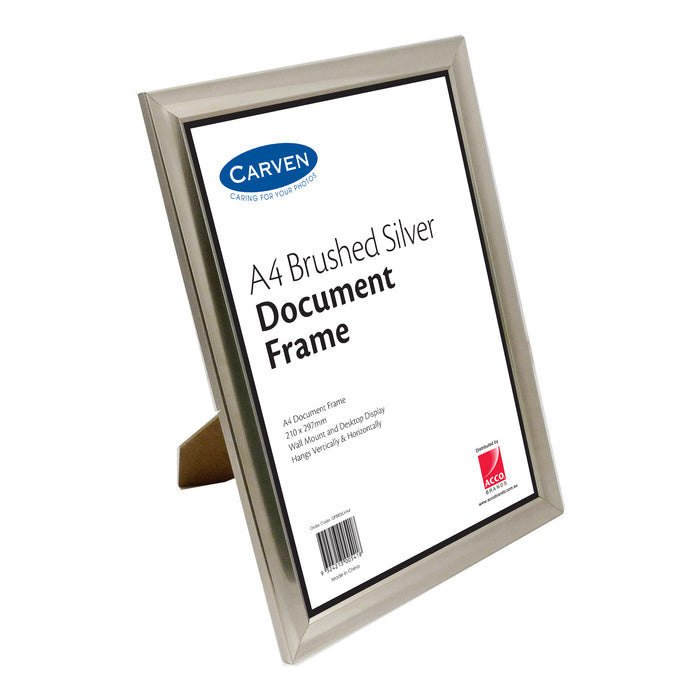 A4 Document Frame Silver AOQFBRSILVA4
