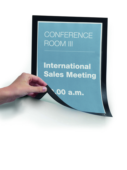 A4 Duraframe Durable MAGNETIC Poster / Sign Holder - Pack of 5 AO486901