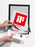 A4 Duraframe Durable Self Adhesive Poster / Sign Holder, Black - 2's Pack AO487201