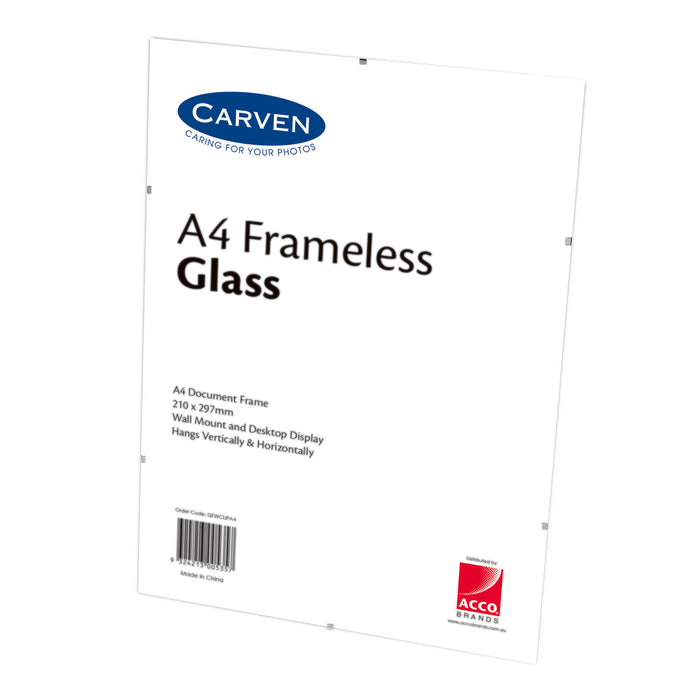 A4 Frameless Document Frame AOQFWCLIPA4