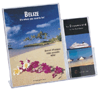 A4 Menu / Sign Holder With DL Brochure Holder LX599401J