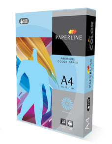 A4 Paperline Blue / Ocean Coloured Paper, 80gsm, 210mm x 297mm, 500 Sheets SPPLP4080BL